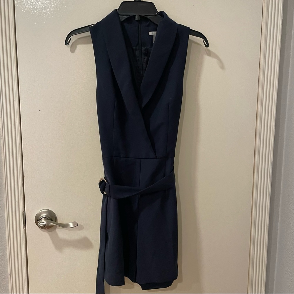 H&M romer, navy blue, suit style, new with tags, never worn